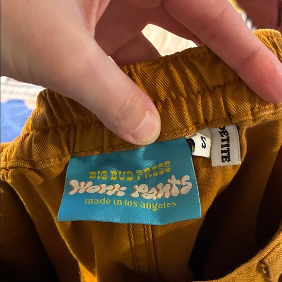 Big Bud Press Spicy Mustard Work Pants - Picture 6 of 6